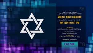 Bar Mitzvah Invitation - Digital Underground